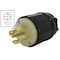 Ac Works Locking Plug, L22-30P, 30 A, 277/480V AC, Three Phase, Black ASL2230P-BK - alternate 4